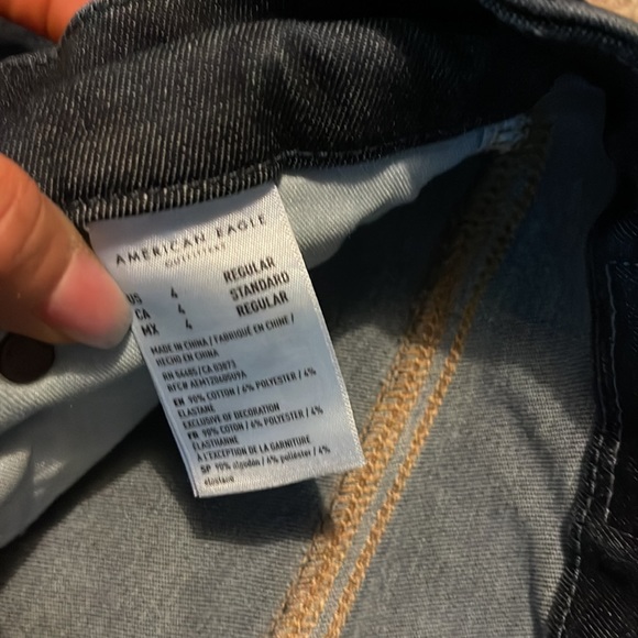 Hi-Rise Jean jegging. Very good condition. Dark blue - Picture 2 of 3